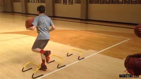 Agilityfootwork And Dribbling Drill For Basketball Youtube