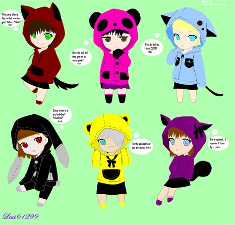 Chibi Hoodie Party D By Lexi61299 On Deviantart