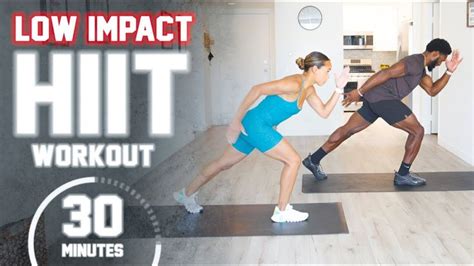 30 Minute Low Impact Hiit Workout [no Jumping No Equipment] Hiit Workout Low Impact Hiit