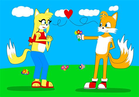 Tails And Zooey V1 By Milessebasprower On Deviantart