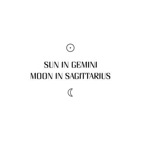 Geminisagittarius Sun And Moon Signs Sticker By Roam And Root White