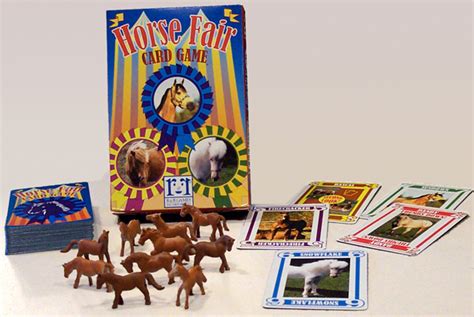 Tip your way to the top! The Playful Otter: Horse Fair Card Game