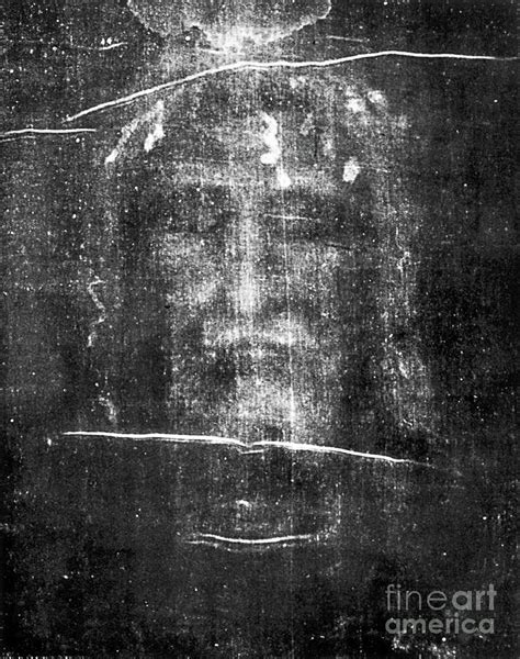 Face Of Jesus Christ On The Turin Shroud Photograph By Mary Evans