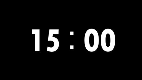 15 Minute Countdown Timer Youtube