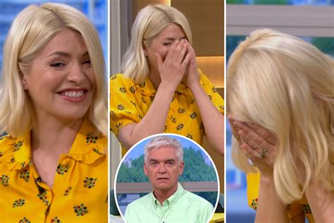 Mortified Holly Willoughby Can T Stop Giggling After Phillip Schofield Calls Her Out On Huge