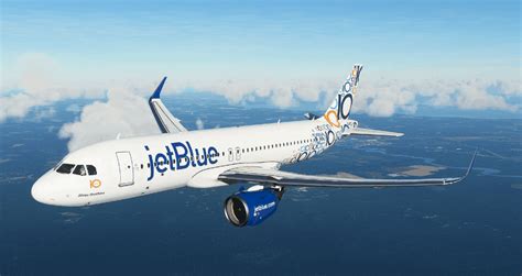 Jetblue 10 Years 8k A320neo V1 2 Flight Simulator Addon Mod