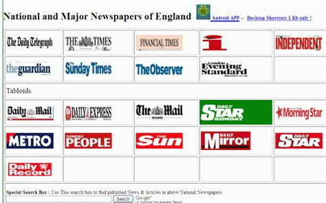 Comparison Of British Newspapers Circulation Archives Earthnewspapers