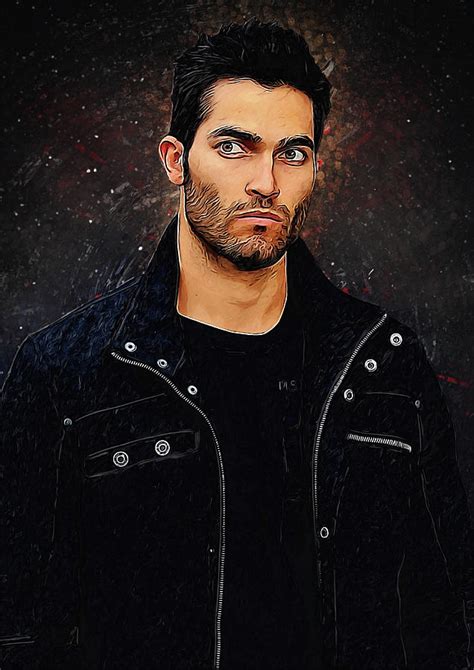 Derek Hale Teen Wolf Digital Art By Semih Yurdabak