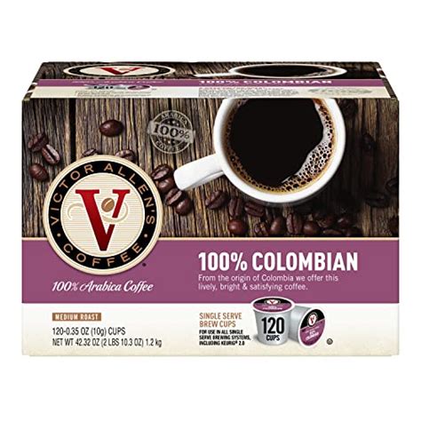 120 Victor Allens 100 Colombian Medium Roast Coffee K Cups For Just 1750 1956 Shipped From