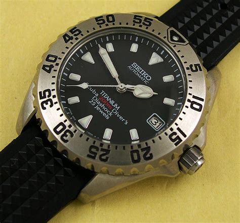 K Watch Seiko Scvf001 Diver Titanium Sold
