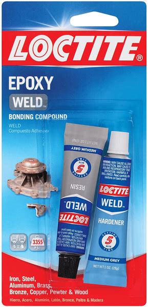 Loctite Epoxy Weld Bonding Compound 2 Fluid Ounce 1360700 Wish