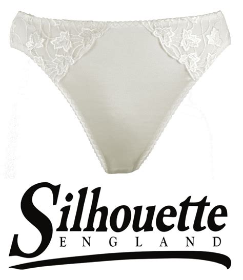 Silhouette Lingerie Cascade White Floral Lace Brief Knickers 3104
