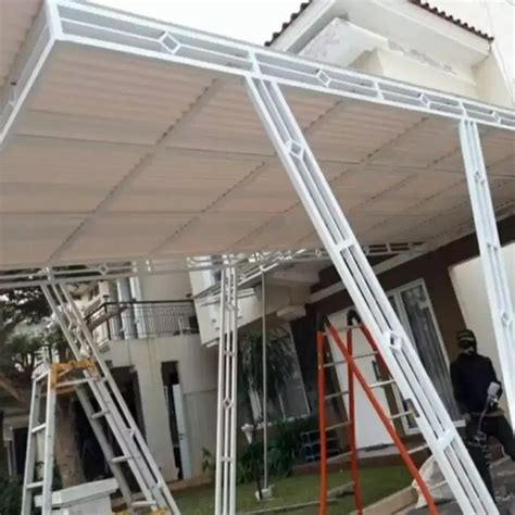 Model Kanopi Baja Ringan Terbaru Cocok Untuk Carport Rumah