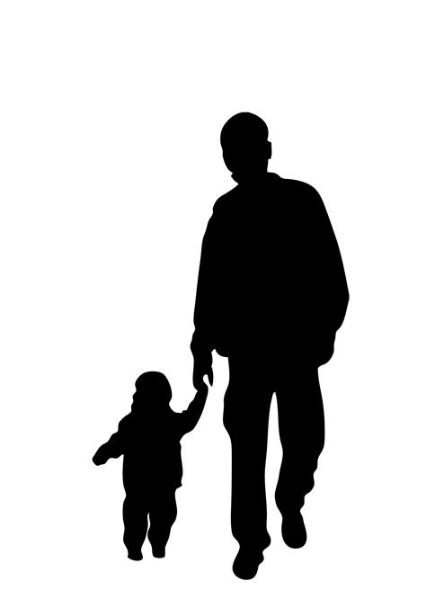 Father And Son Silhouette Free Stock Photo Public Domain Pictures