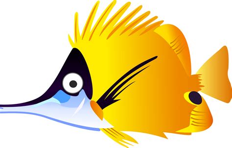 Yellow Fish Cartoon Clipart Best