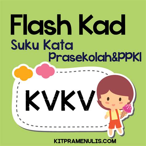 Latihan suku kata kvkvisi tempat kosongla. kemahiran suku kata kvkv | KitPraMenulis