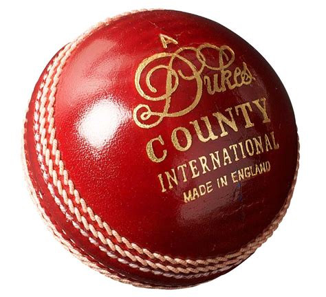 The ball was eventually replaced. Dukes County International Cricket Ball