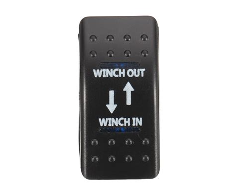 12v 20a On Off On Rocker Switch Momentary Winch In Winch Out Led 7