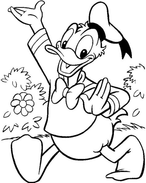 Download Donald Duck Happy Coloring Page | Color Me Happy ...