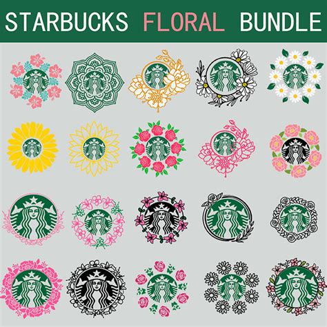 Free 199 Flower Starbucks Cup Svg Svg Png Eps Dxf File Free Download