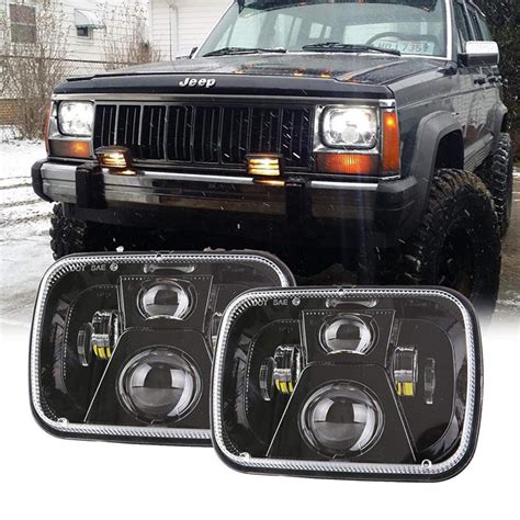 H6054 Led Headlight 5x7 Sealed Beam H5054 H6054 Led Replacement Jeep Xj