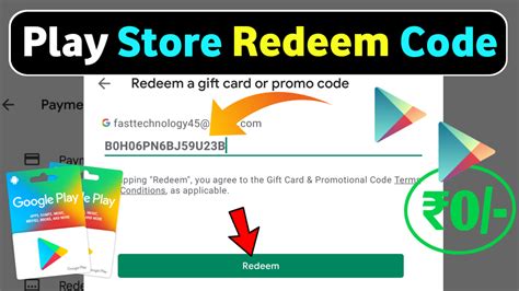 Google Play Redeem Code Free Gift Card Play Store Redeem Code