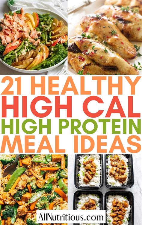 21 High Calorie High Protein Meals That Taste Good All Nutritious