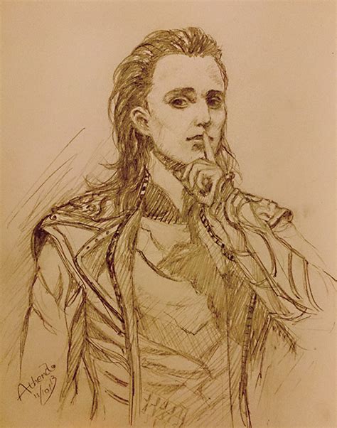 Loki Quick Sketch By Athena Erocith On Deviantart