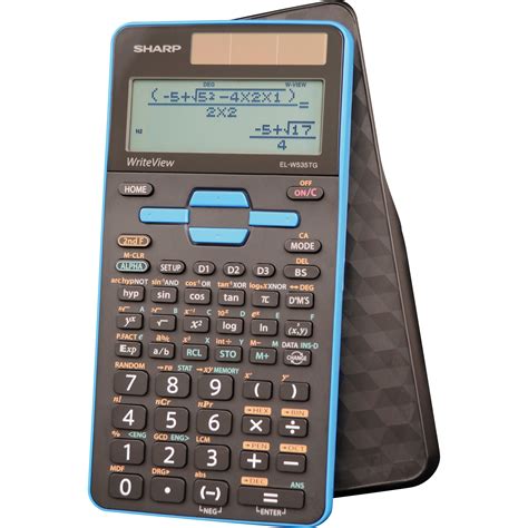Sharp El W535tgbbl Scientific Calculator With Writeview 4 Line Display
