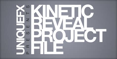 Use after effects typography templates to add animated text to your video quickly and effortlessly. Kinetic Reveal by uniquefx | VideoHive