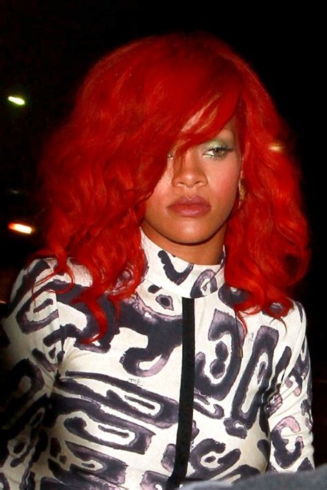Rihanna Red Hair Weisz Gallery
