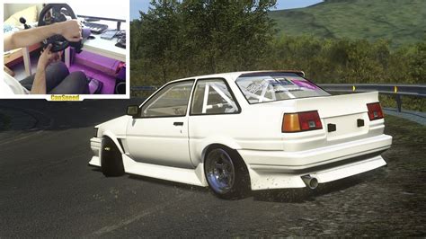 Drifting Toyota Corolla Ae Assetto Corsa Steerting Wheel Gameplay