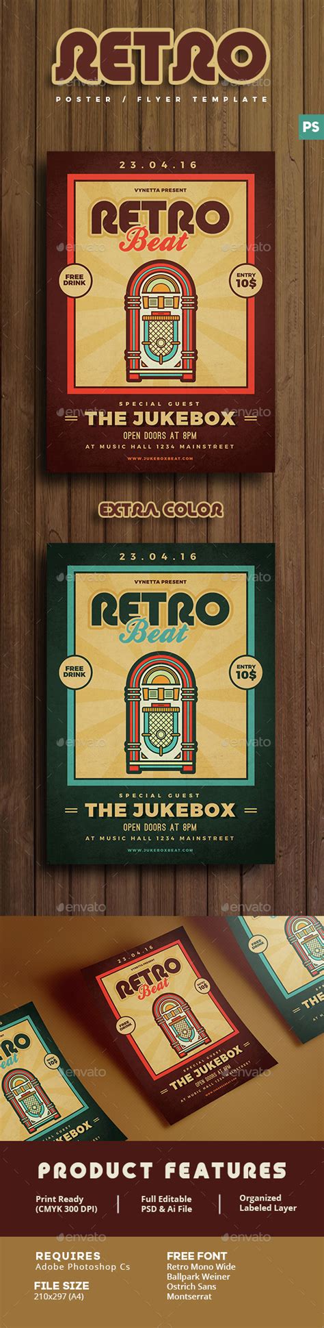 Jukebox Graphics Designs And Templates Graphicriver