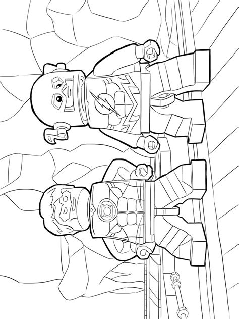 Click on the coloring page to open in. Lego Flash coloring pages. Free Printable Lego Flash ...