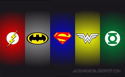 Justice League Characters Logos