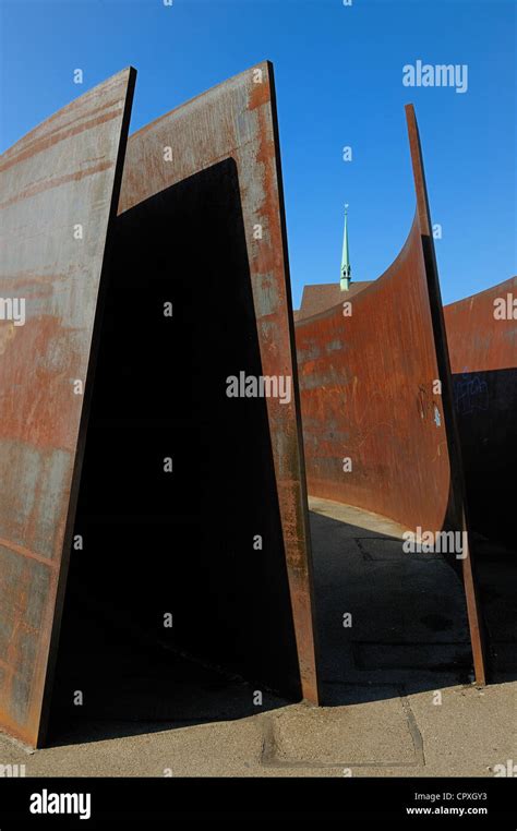 Switzerland Basel Intersection Sculpture By The Artist Richard Serra