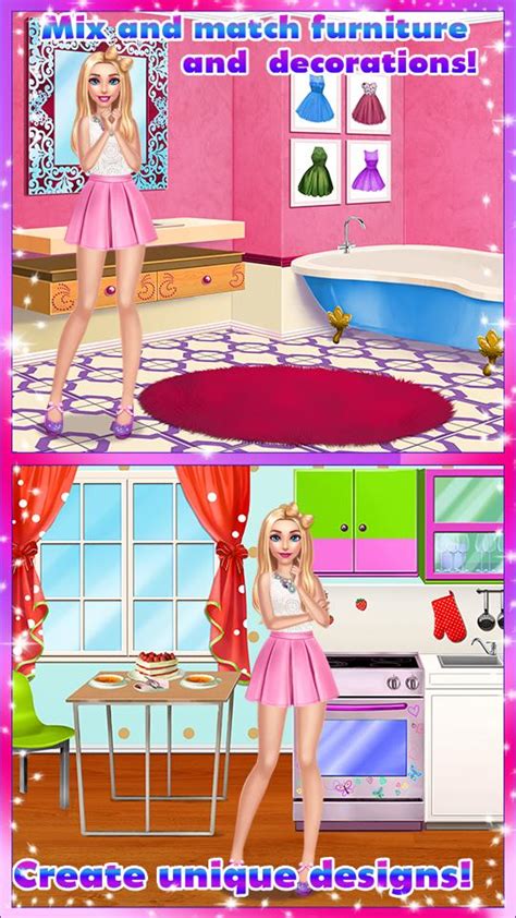 Dollhouses might be a site for child play but making them look attractive and play worthy is challenging.if you are a naturally resourceful and artistic as a resourceful person you can decorate this doll house in this cool decorating game. Girly House Decorating Game for Android - APK Download