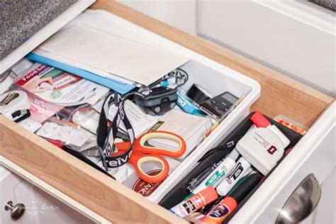 How To Organize Your Junk Drawer In 15 Minutes The Turquoise Home