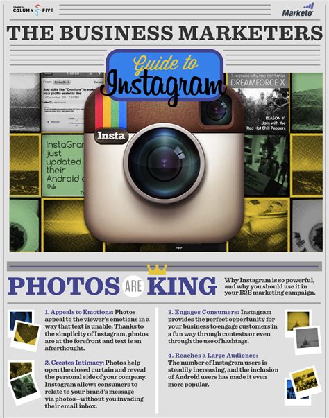 The Business Marketers Guide To Instagram Infographic