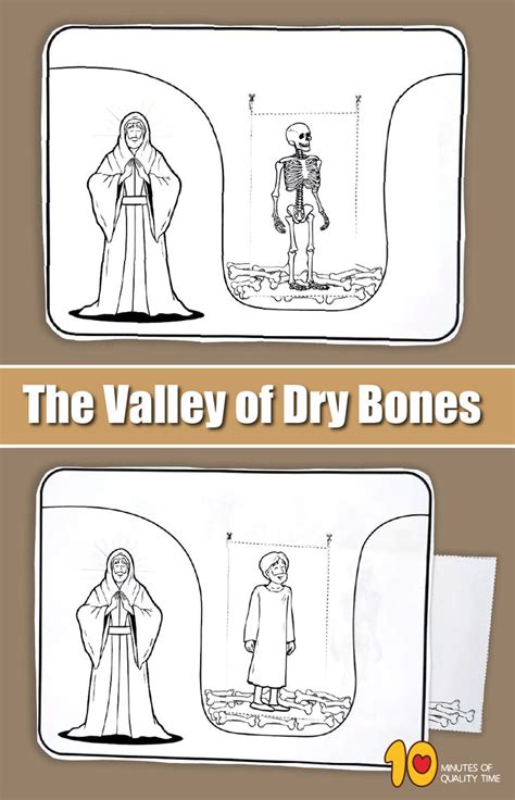 Ezekiel And The Valley Of Dry Bones Craft Dry Bones Valley Of Dry