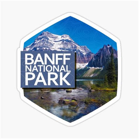 Banff National Park 3 Sticker For Sale By Tysonk Redbubble