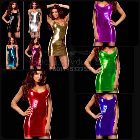 Bandage Stripper Party Gloss Dress Low Tight Shiny Latex Exotic Fetish