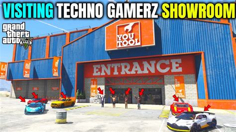 Visiting Techno Gamerz New Showroom Gta V Gameplay 102 Youtube