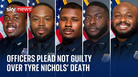 five former memphis officers charged over tyre nichols death plead not guilty youtube