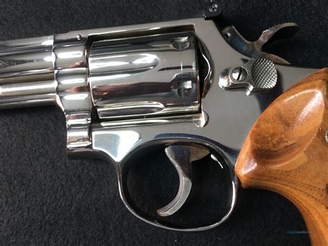 Smith And Wesson Model 19 3 Nickel For Sale At 948233134