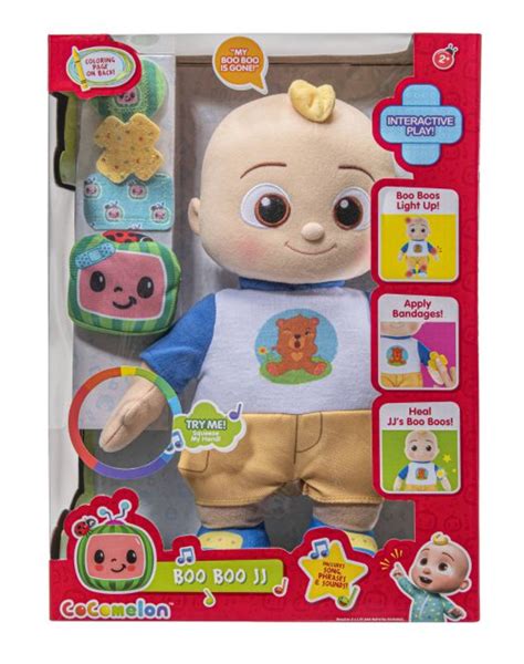 Cocomelon Official Boo Boo Jj Plush Doll Toy New With Box