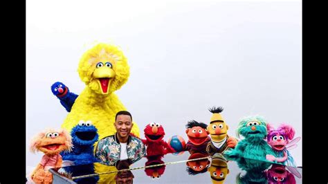 Sesame Street John Legend Sings Come Together Background Version Youtube