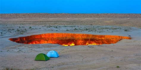 Darvaza Gas Crater Turkmenistan Fleewinter