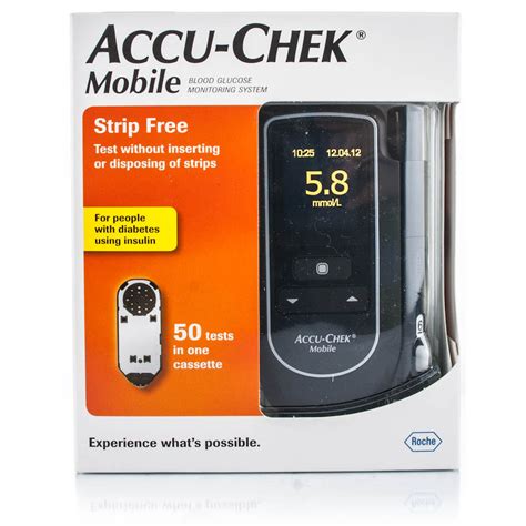 Accu Chek Mobile Blood Glucose Meter System Chemist Direct