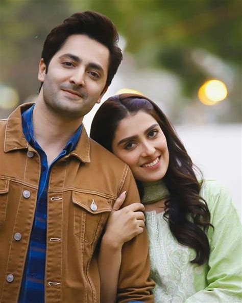 beautiful couple ayeza khan and danish taimoor working together on geo entertainment drama meher